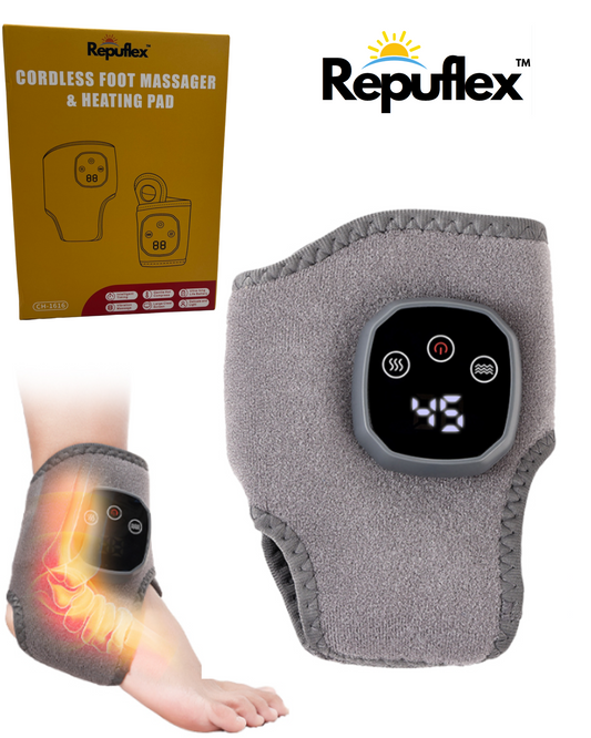 1 Single - EMS Foot Massager - Cordless with 4 Levels of Vibration & Heat Settings  - Save 50%