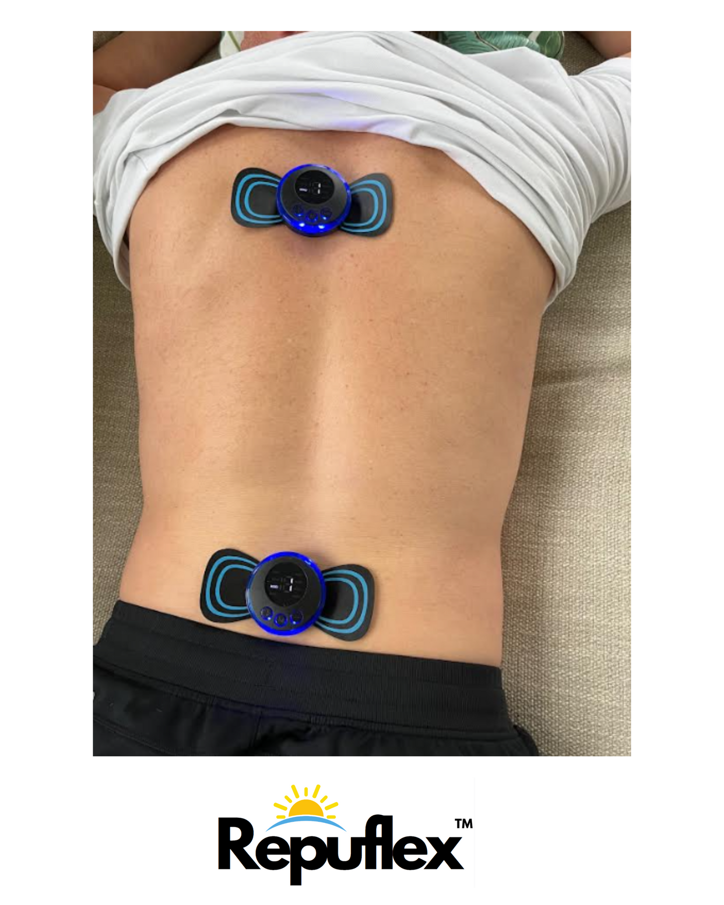 2 (Set of Two) - Wireless Body Massager with TENS + EMS Muscle Stimulator + 2 Extra Massage Pads - Save 20%